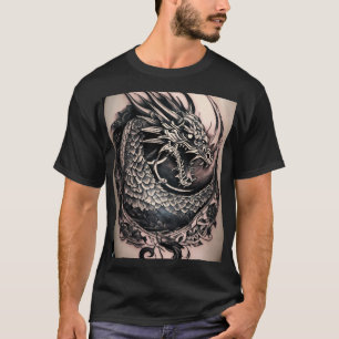 Inferno guardian: majestic design tattoo design t- T-Shirt