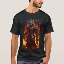"Inferno Guardian: Mythical Fire Creature Men's T-