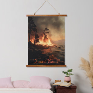 Inferno Hanging Tapestry