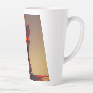 Inferno Kitty  Latte Mug