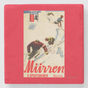 Inferno Races Promotional Poster Stone Coaster