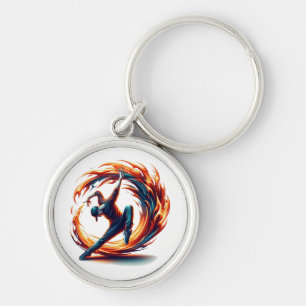 Inferno Spin - Ignite the spirit of Breakdance Key Ring