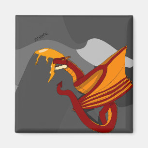 Inferno Stormwing dragon Magnet