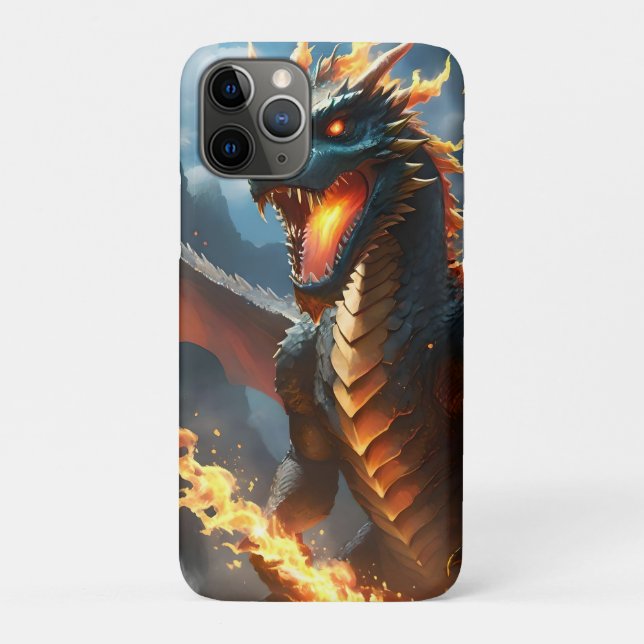 "Inferno's Breath: The Dragon's Flame" Case-Mate iPhone Case (Back)