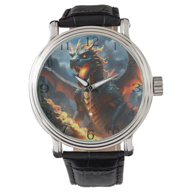 "Inferno's Breath: The Dragon's Flame" Watch (Front)