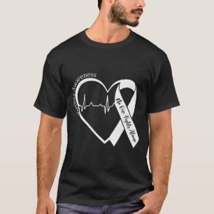Infertility Awareness Heart Orange Ribbon IVF T-Shirt