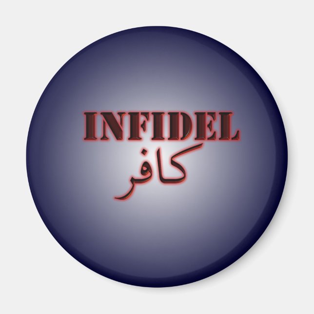 Infidel Magnet (Front)