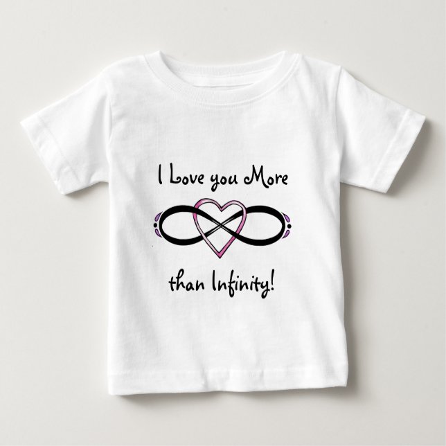 Infinate Love design Baby T-Shirt (Front)