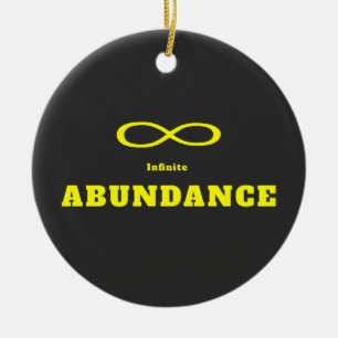 Infinite Abundance Ceramic Ornament