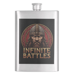 Infinite Battles  Hip Flask