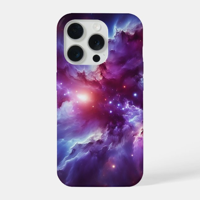 Infinite Cosmic Nebula Galaxy Full Wrap Phone Case (Back)