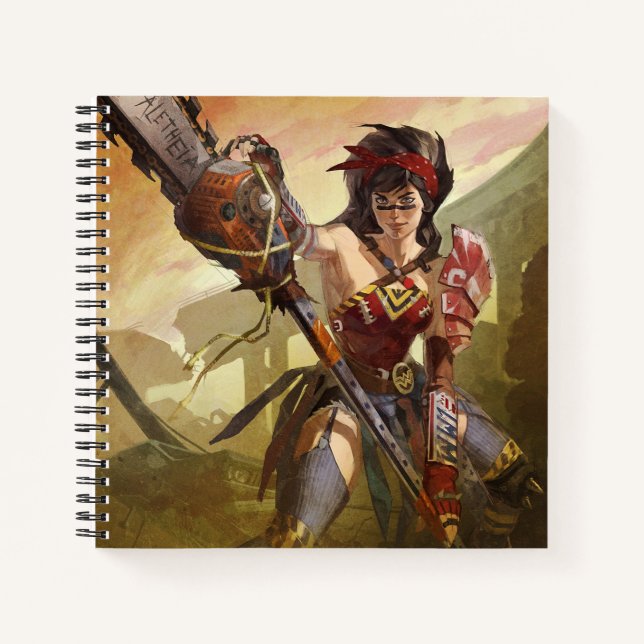 Infinite Crisis Atomic Wonder Woman Illustration Notebook (Front)