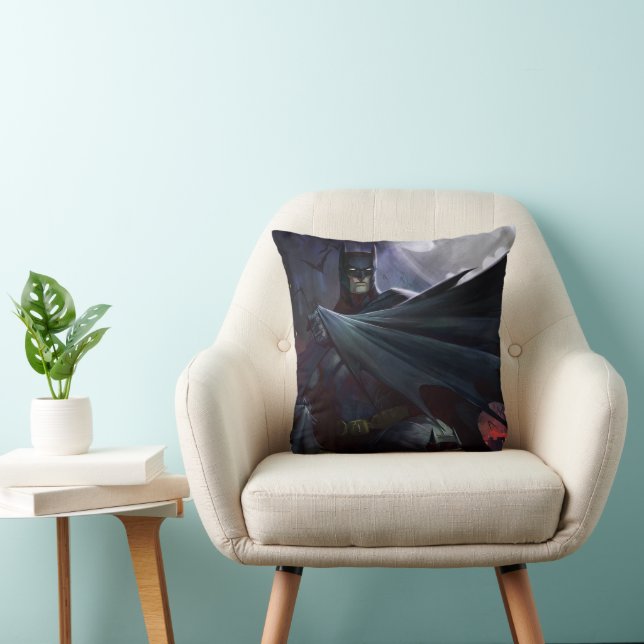 Infinite Crisis Batman Illustration Cushion (Chair)