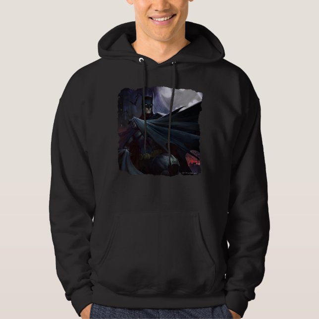 Infinite Crisis Batman Illustration Hoodie (Front)