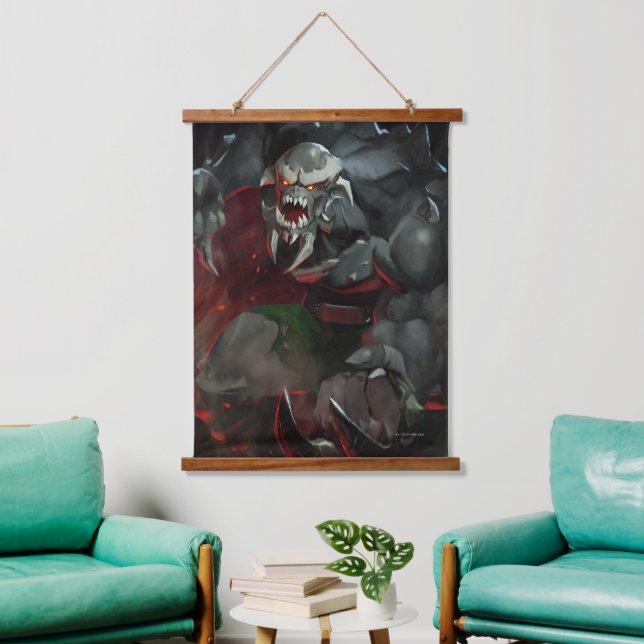 Infinite Crisis Doomsday Illustration Hanging Tapestry (Living Room)