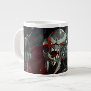 Infinite Crisis Doomsday Illustration Large Coffee Mug
