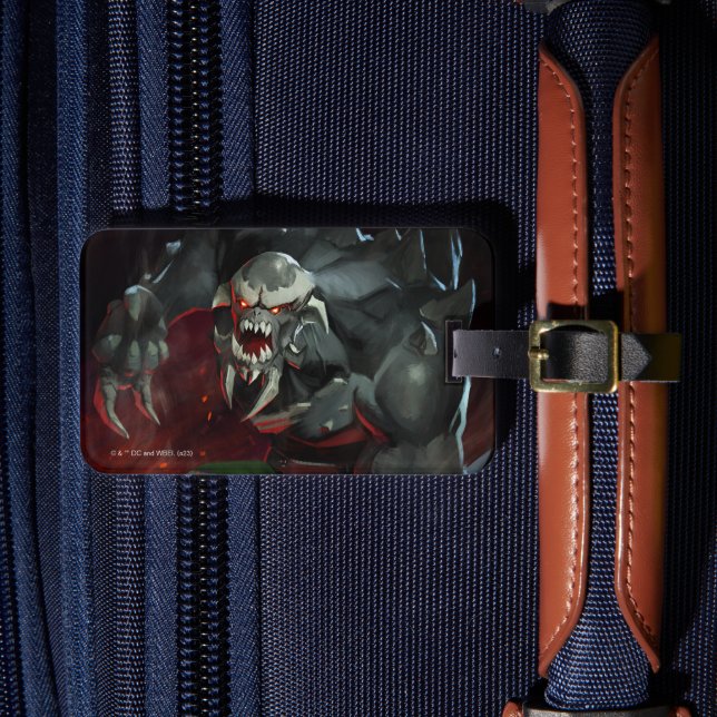 Infinite Crisis Doomsday Illustration Luggage Tag (Front Insitu 4)