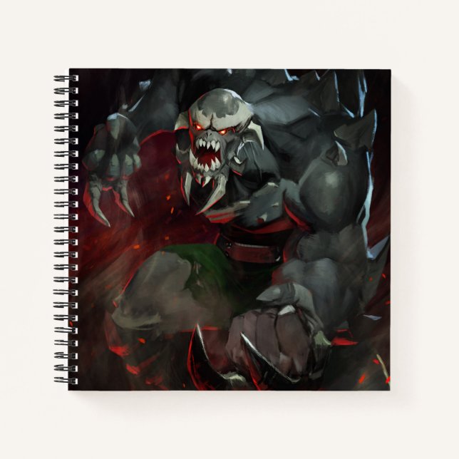 Infinite Crisis Doomsday Illustration Notebook (Front)