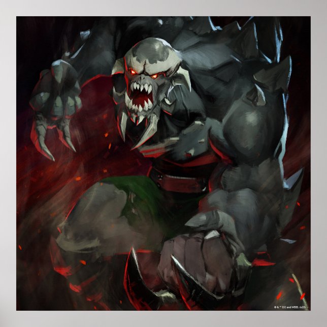 Infinite Crisis Doomsday Illustration Poster (Front)