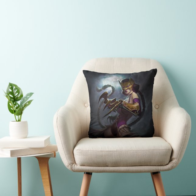 Infinite Crisis Gaslight Catwoman Illustration Cushion (Chair)