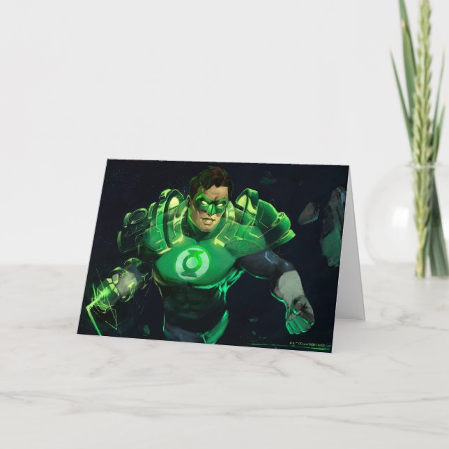 Infinite Crisis Green Lantern Illustration Card (Front)