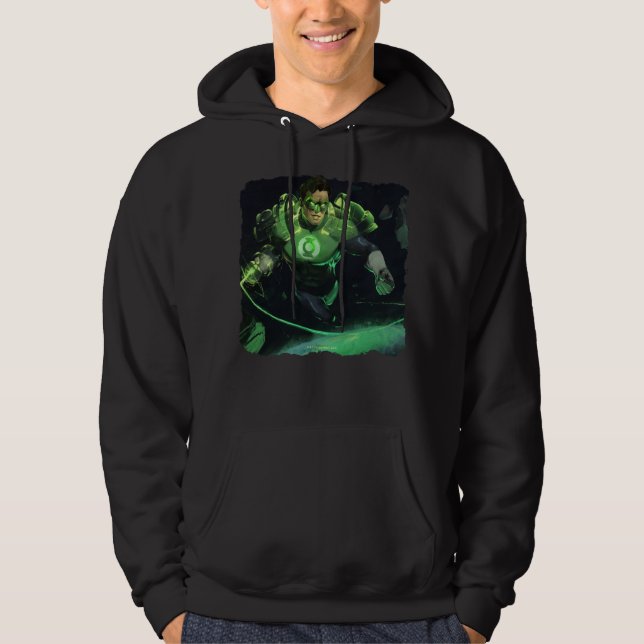 Infinite Crisis Green Lantern Illustration Hoodie (Front)
