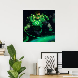 Infinite Crisis Green Lantern Illustration Poster
