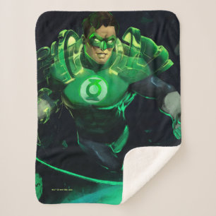 Infinite Crisis Green Lantern Illustration Sherpa Blanket