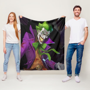 Infinite Crisis Joker Illustration Fleece Blanket