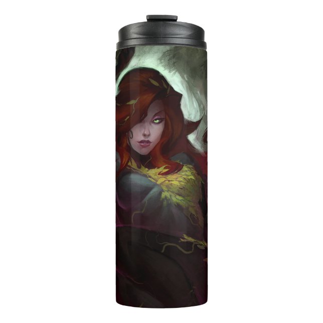 Infinite Crisis Poison Ivy Illustration Thermal Tumbler (Front)