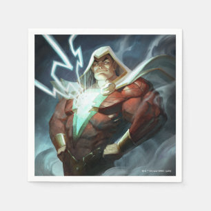 Infinite Crisis Shazam Illustration Napkin