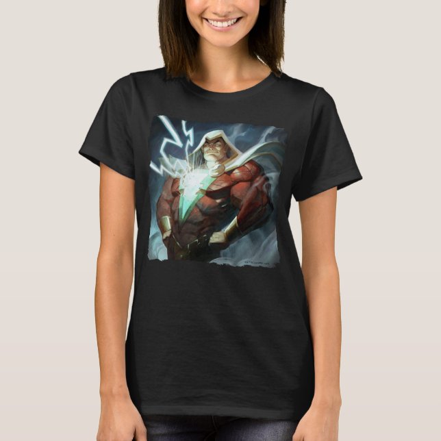 Infinite Crisis Shazam Illustration T-Shirt (Front)