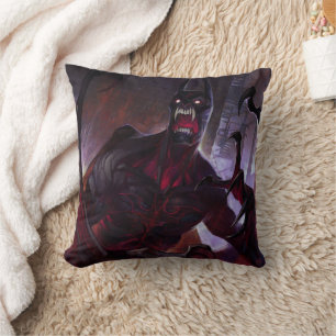 Infinite Crisis Vampire Batman Illustration Cushion