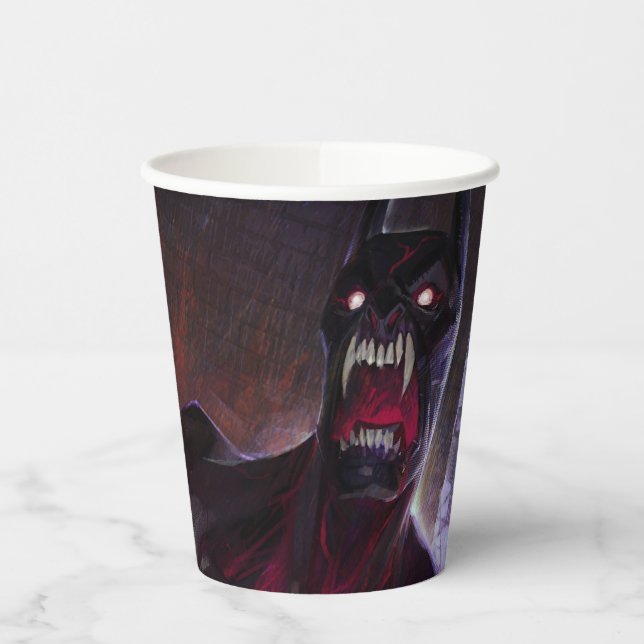 Infinite Crisis Vampire Batman Illustration Paper Cups (Left)