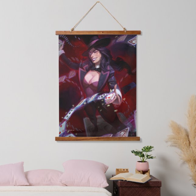Infinite Crisis Zatanna Illustration Hanging Tapestry (Bedroom)