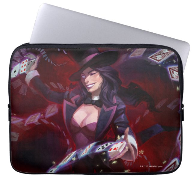 Infinite Crisis Zatanna Illustration Laptop Sleeve (Front)