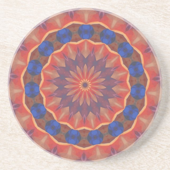 Infinite Diversities Mandala Coaster (Front)