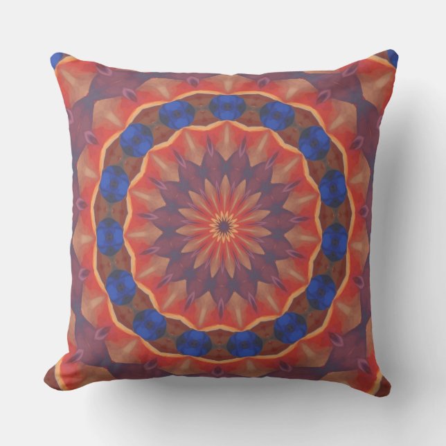 Infinite Diversities Mandala Cushion (Front)
