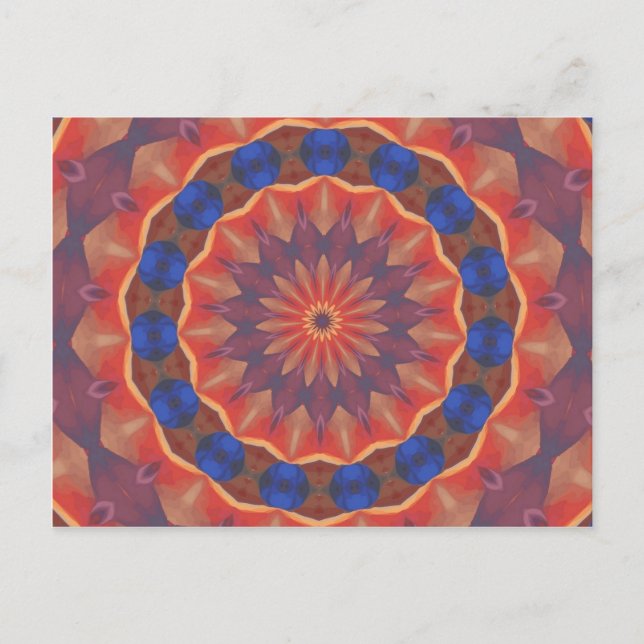Infinite Diversities Mandala Postcard (Front)