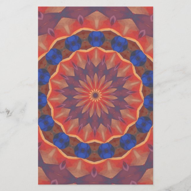 Infinite Diversities Mandala Stationery (Front)