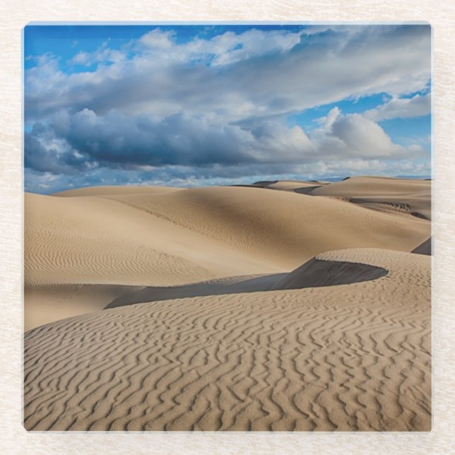 Infinite Dunes Glass Coaster (Front)