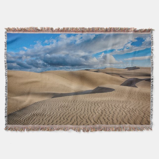 Infinite Dunes Throw Blanket (Front)
