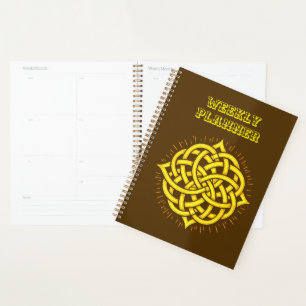 Infinite Harmony: Sacred Mandala Celtic Symbol Art Planner