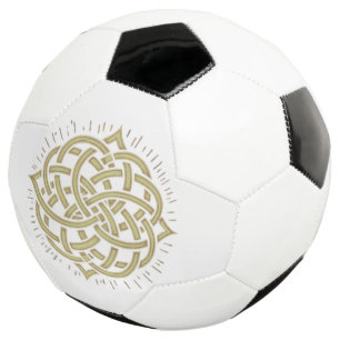 Infinite Harmony: Sacred Mandala Celtic Symbol Art Soccer Ball