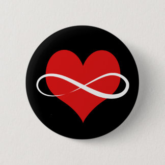 Infinite Heart 6 Cm Round Badge