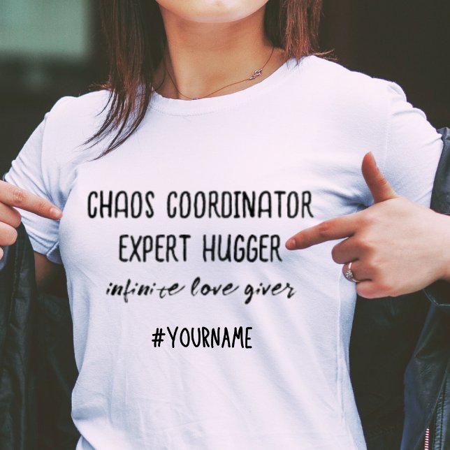 Infinite Love Giver Hugger Cute Mothers Day Gift T-Shirt (Add a name and make it yours now!)