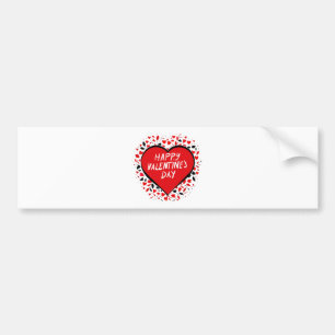 Infinite Love on Valentine's Day Bumper Sticker