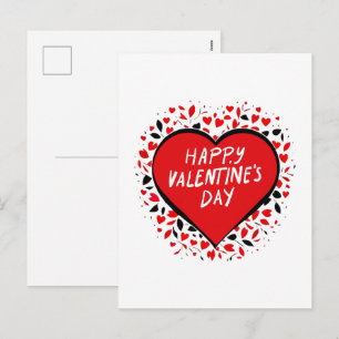Infinite Love on Valentine's Day Holiday Postcard