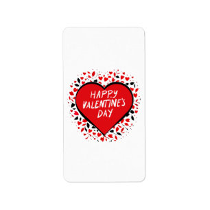 Infinite Love on Valentine's Day Label