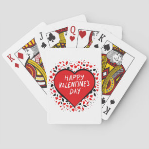Infinite Love on Valentine's Day Playing Cards